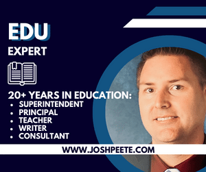 Image of Josh Peete - Expert in education - Showing 20+ years in education as superintendent, principal, teacher, writer, and consultant. 